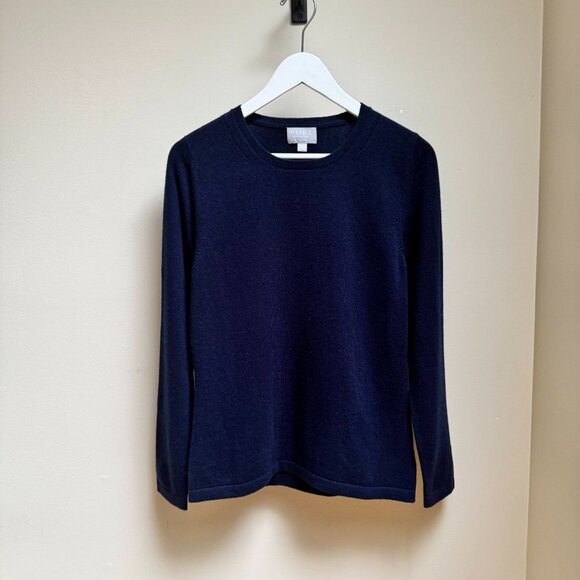 PURE COLLECTION CASHMERE CREW NECK SWEATER - Picture 2 of 9